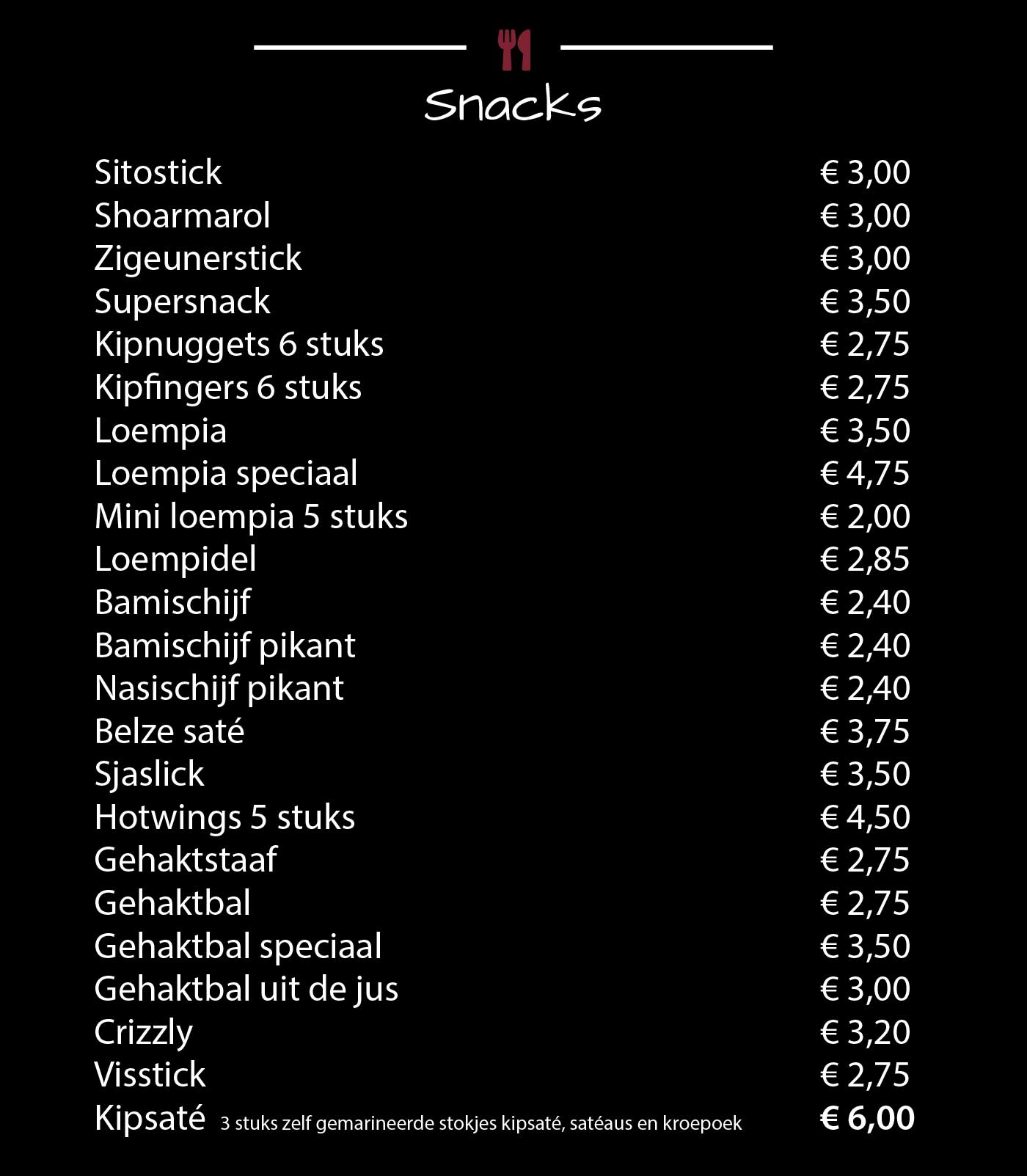 Cafetaria Best Prijzen Snacks - 2